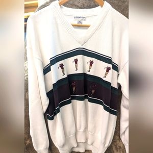 Vintage 90's Golf V-Neck Izod International Sweater